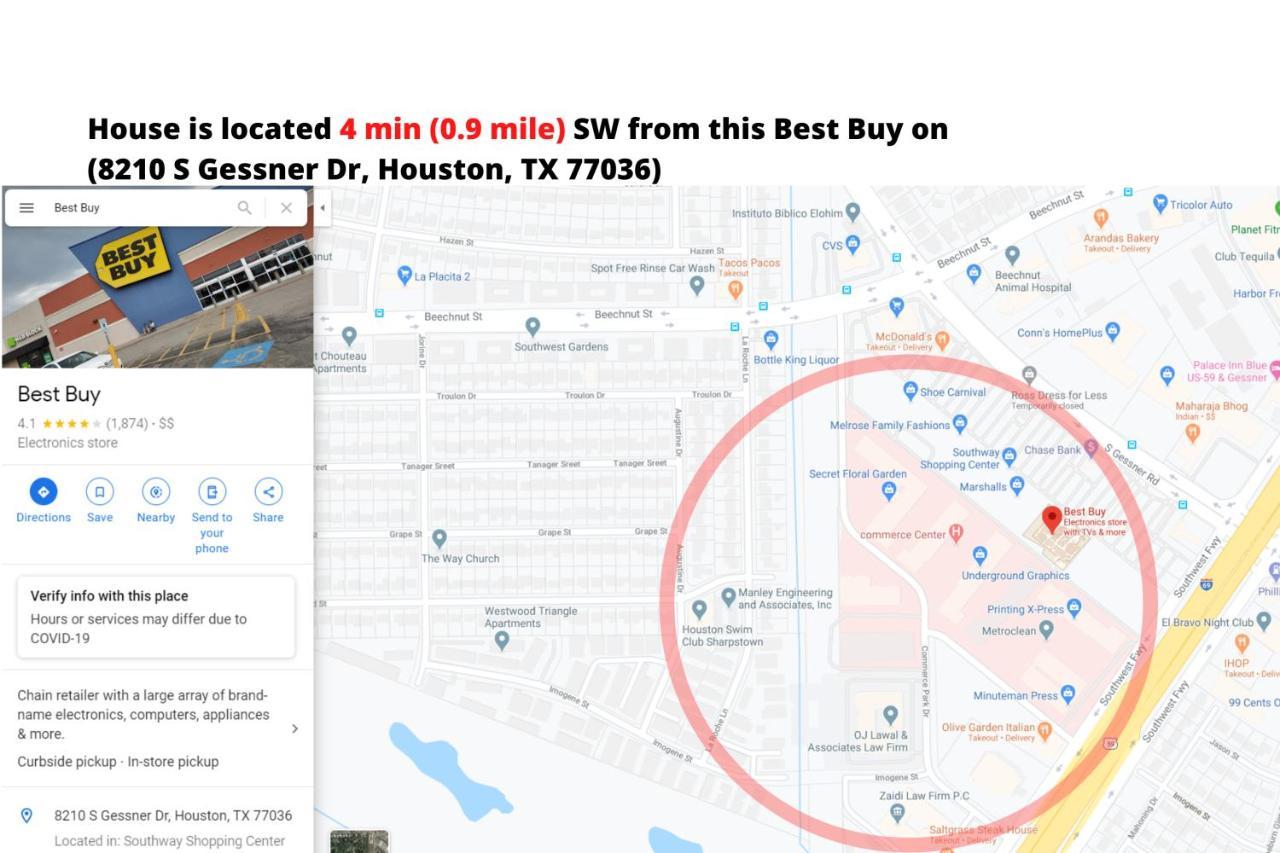 Southwest, Nrg, Grb, Mm Park, Downtown, Galleria, Medical Center - Imogene Houston Ngoại thất bức ảnh